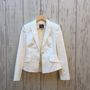 Alexander McQueen Mc Q white blazer jacket